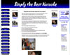 Some of the sites we designed: : Algarve-karaoke